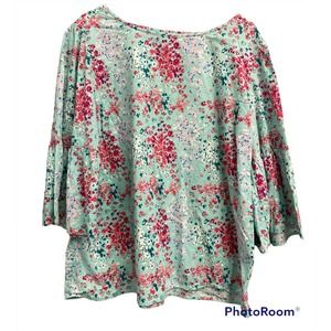 Floral top, SZ XXL